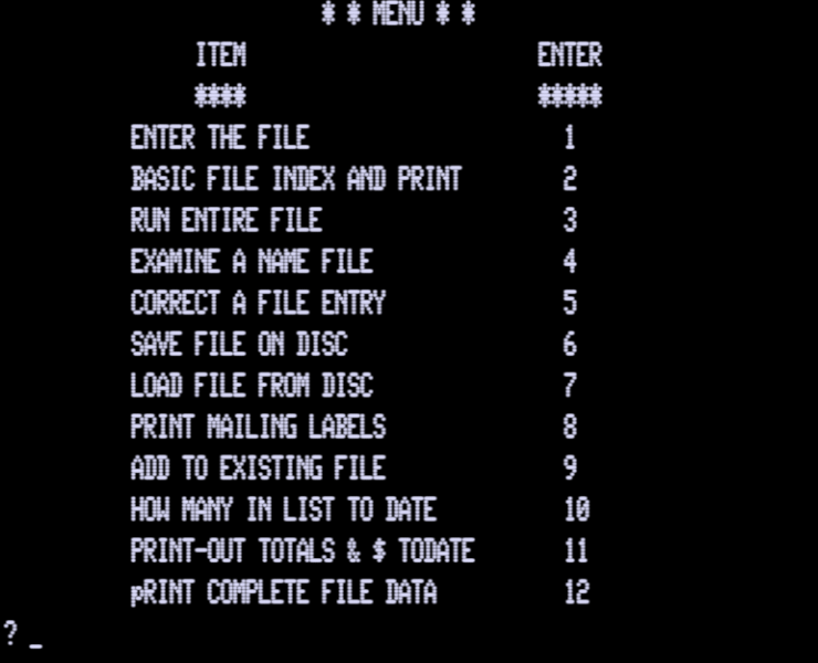 Screen shot